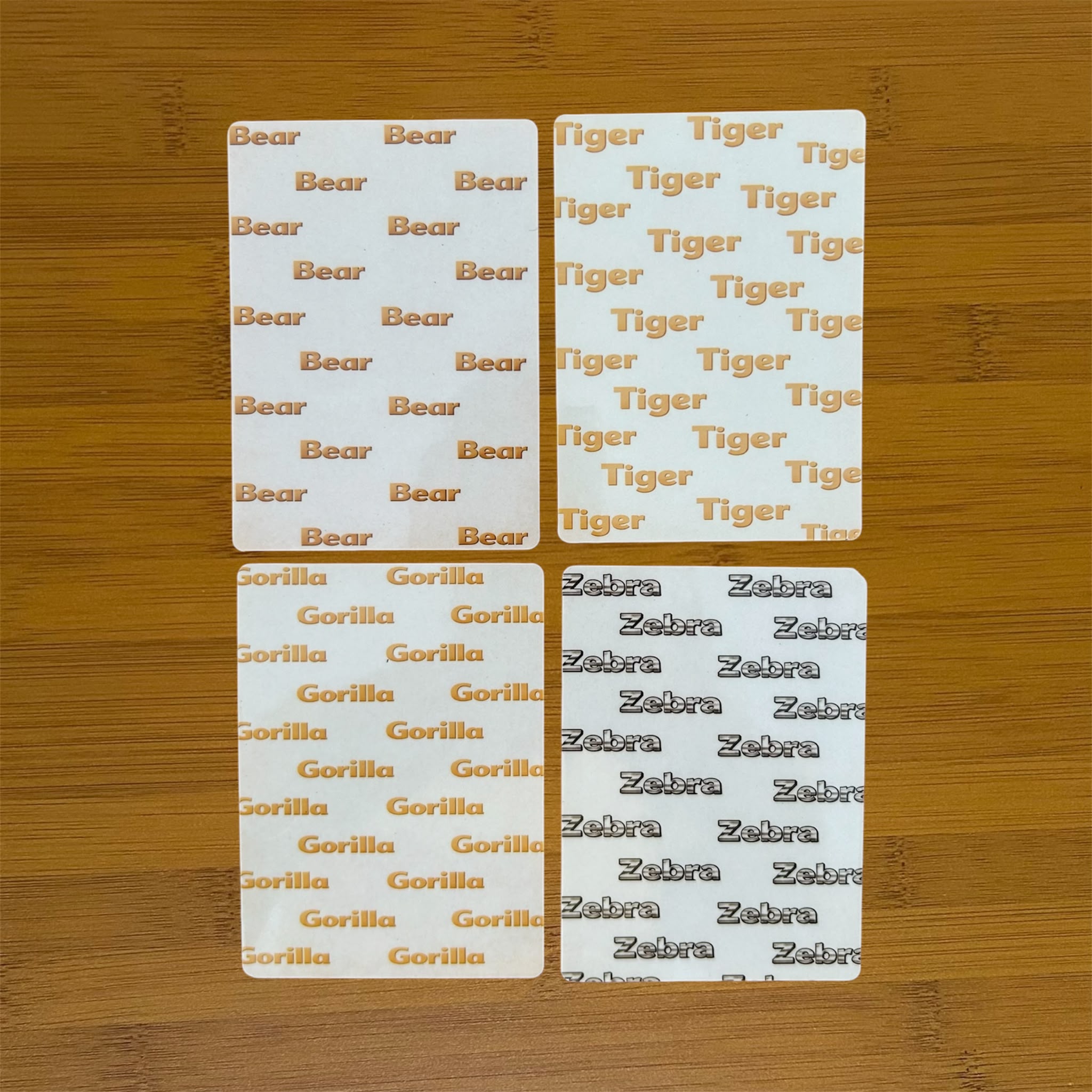 Flashcards ( Wild Animals )