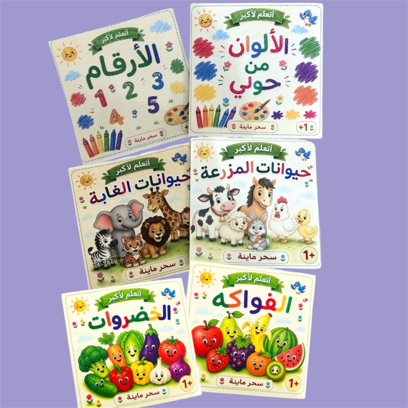 **📚 مجموعة الكتب التعليمية – 6 كتب ✨**