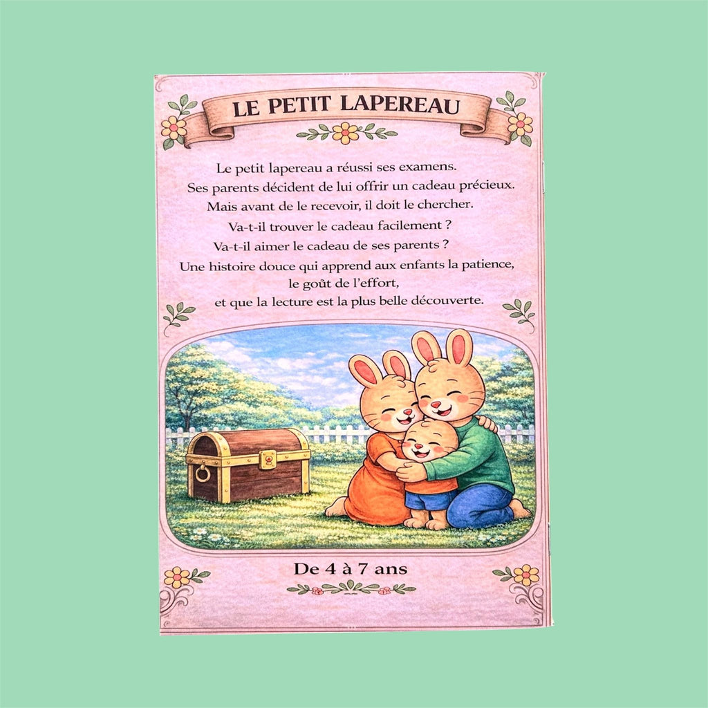 Le petit lapereau cherche le trésor