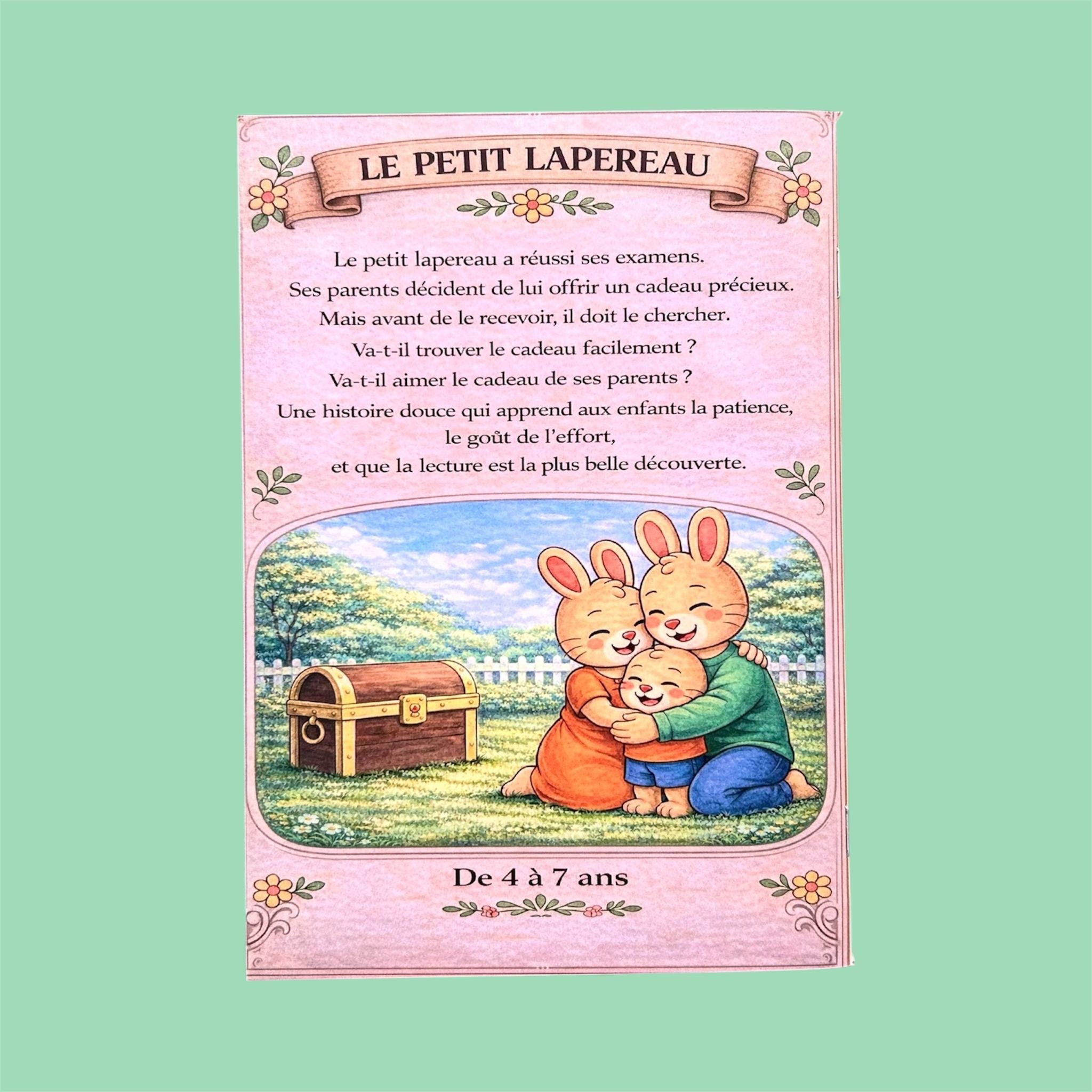 Le petit lapereau cherche le trésor