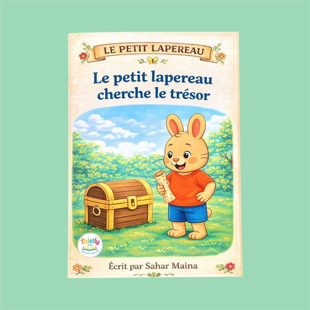 Le petit lapereau cherche le trésor