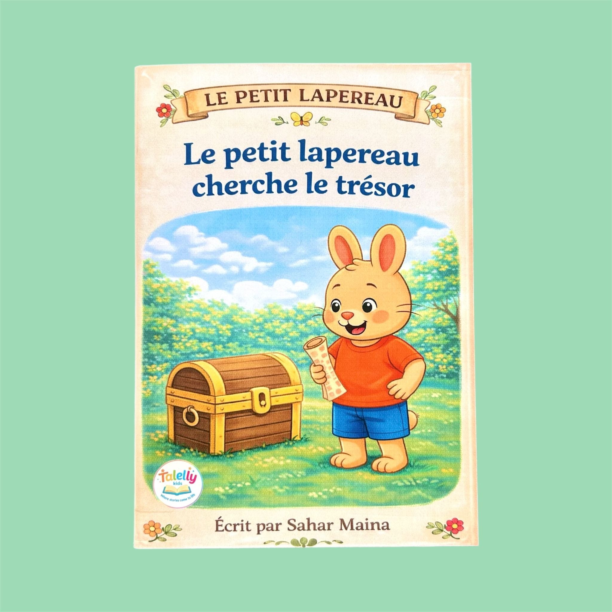 Le petit lapereau cherche le trésor