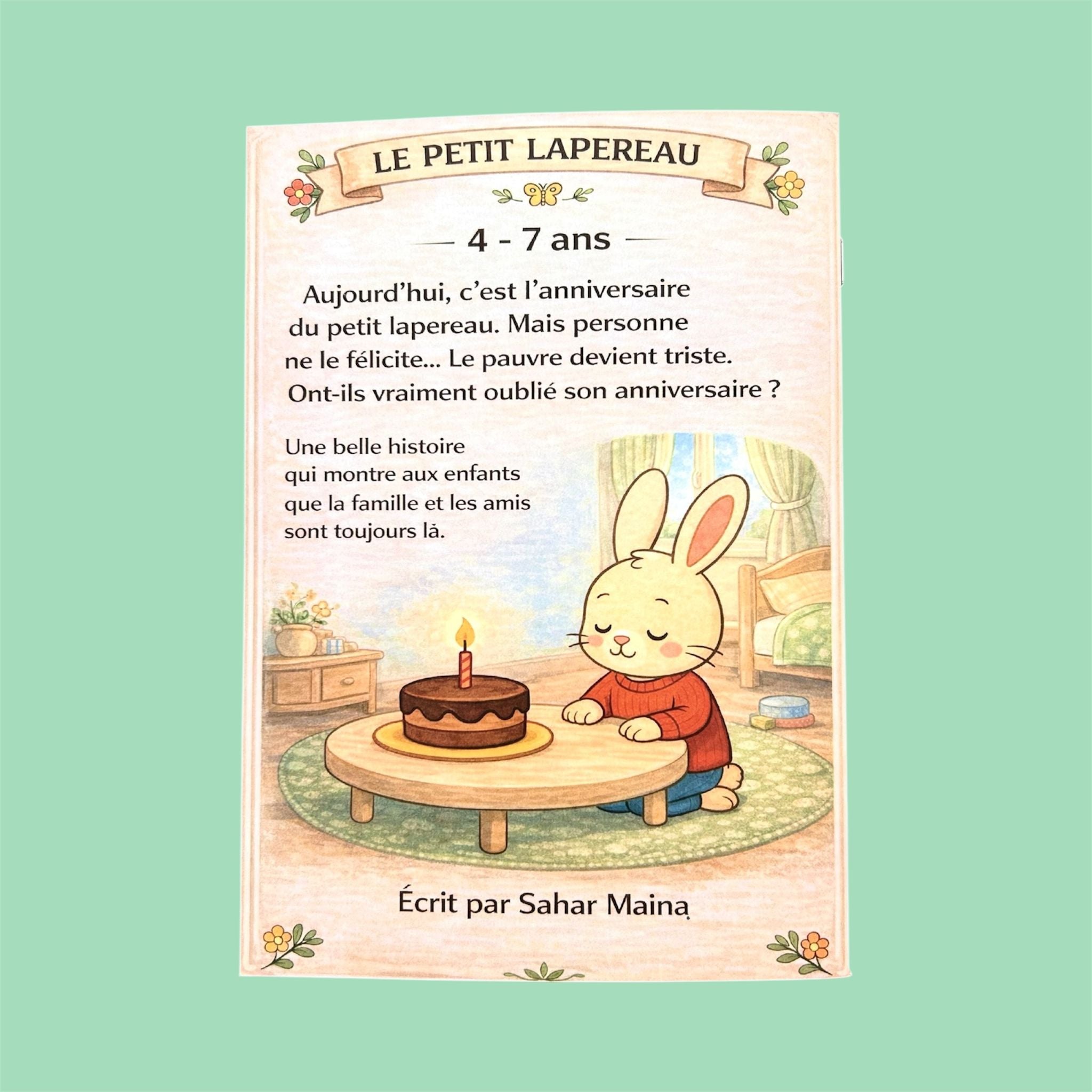 L'anniversaire du le petit lapereau