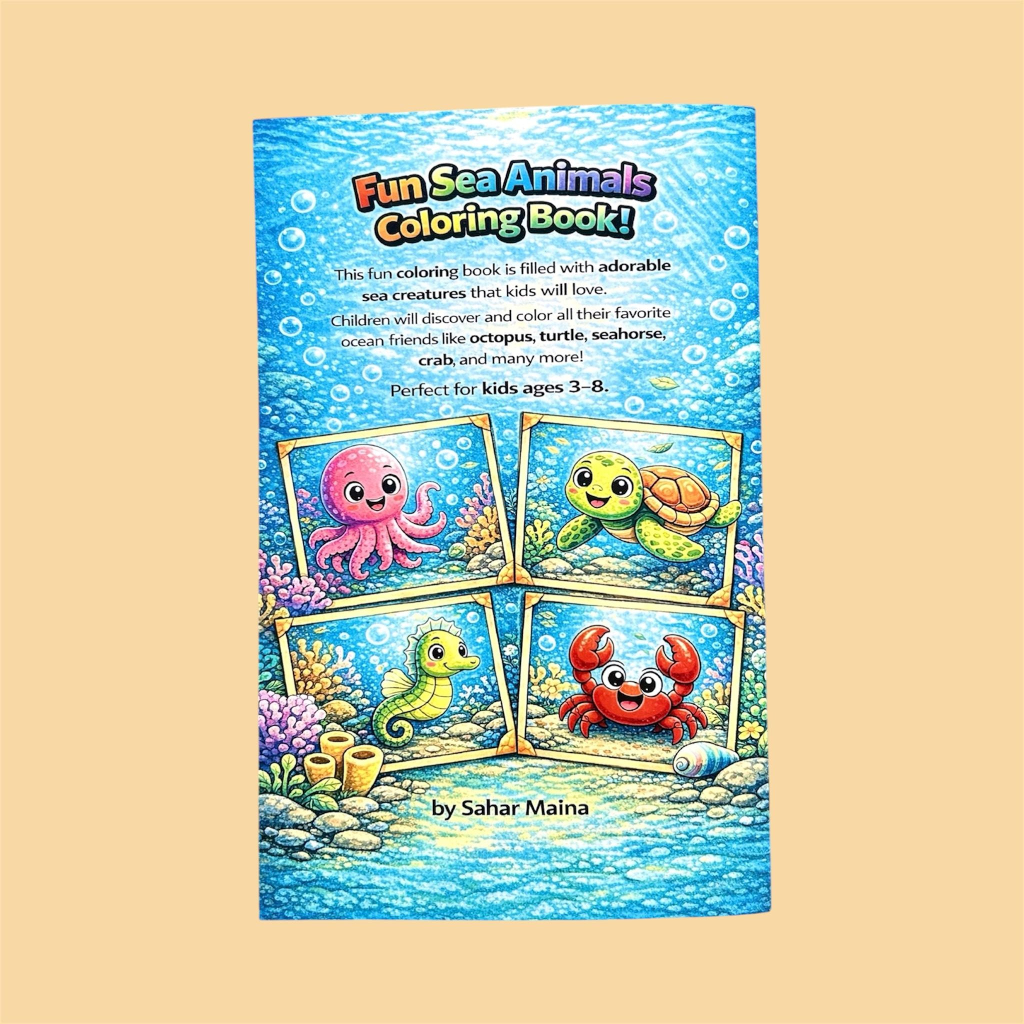 Sea Animals Coloring Book