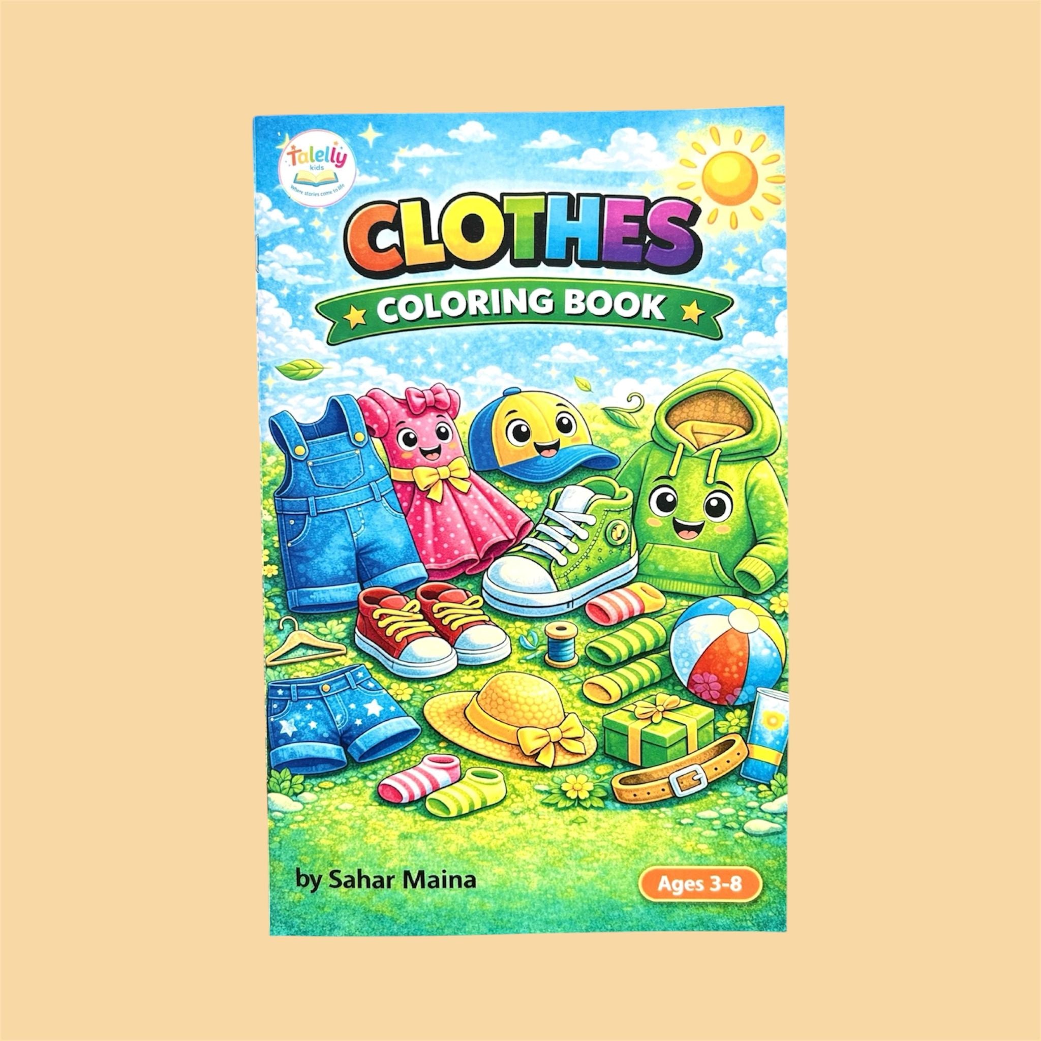 Clothes Coloring Book