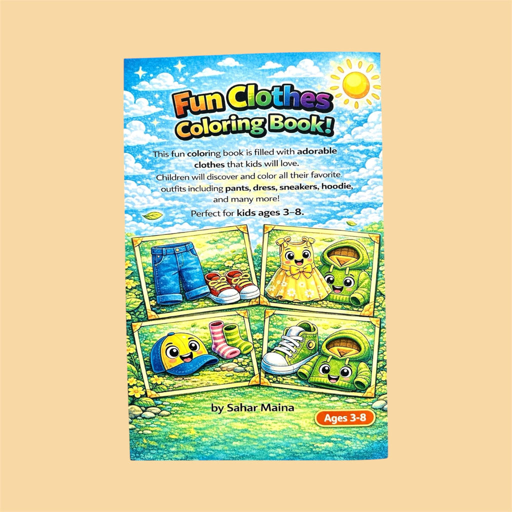 Clothes Coloring Book