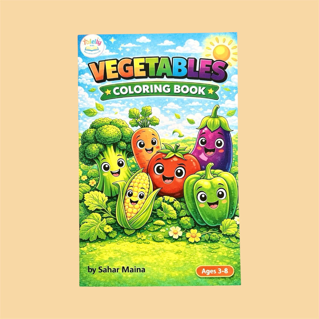 Vegetables Coloring Book