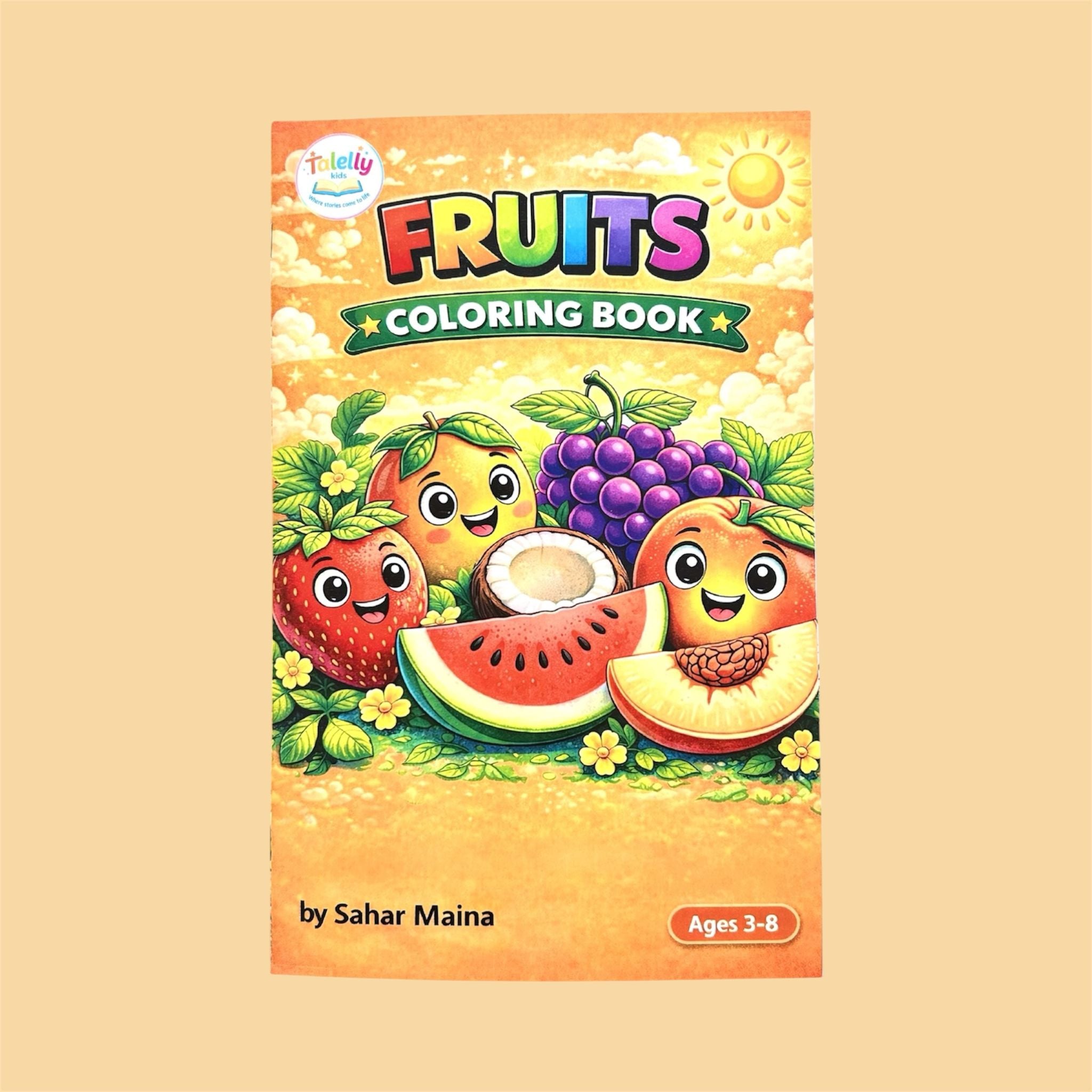 Fruits Coloring Book