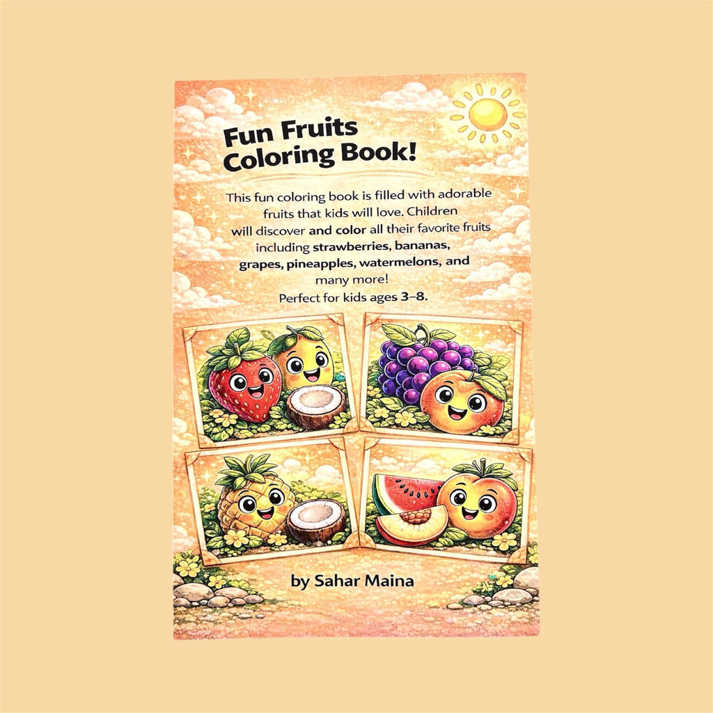 Fruits Coloring Book